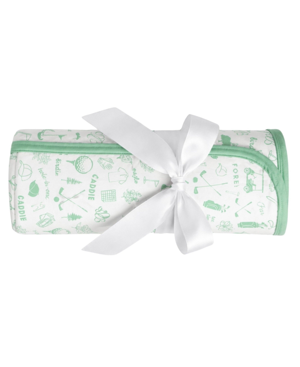 Bits and Bows Baby Unisex Golf Print Blanket