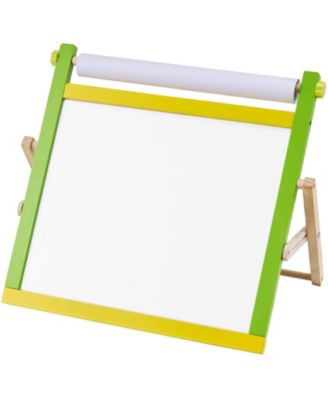 3-in-1 Kids Wooden Art Easel with Magnetic Whiteboard