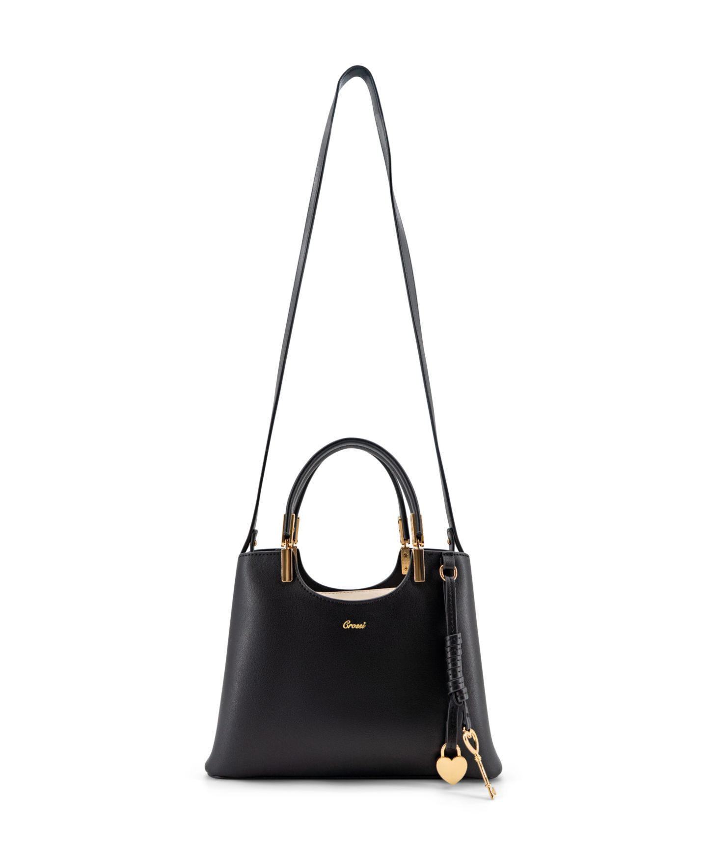 Женская сумка LIKE DREAMS Lina Small Top Handle Tote Handbag, цвет: Чёрный — фото 6