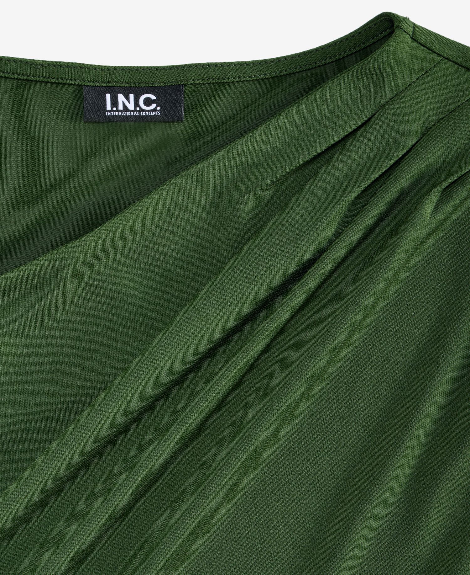 Women's Asymmetrical-Neck Long-Sleeve Top