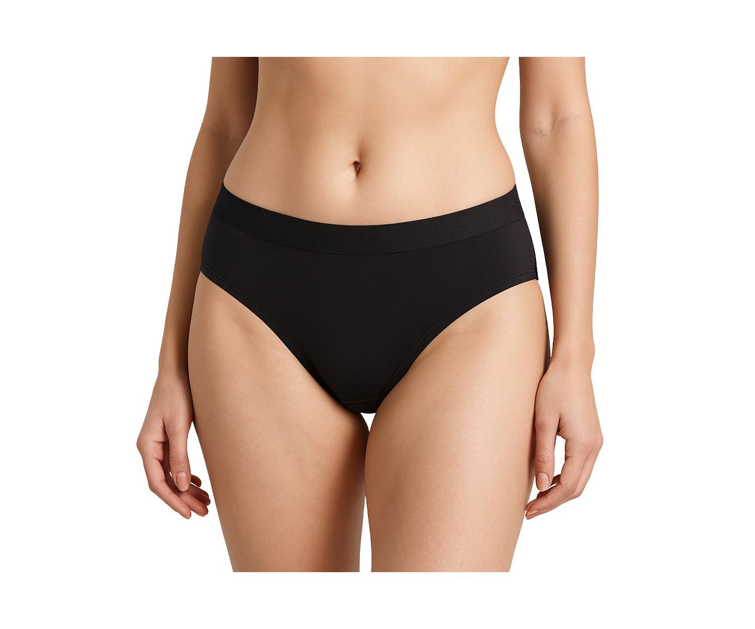 Women's Bikini Brief Cotton Comfort Seamless Basics 3 Pack Panties