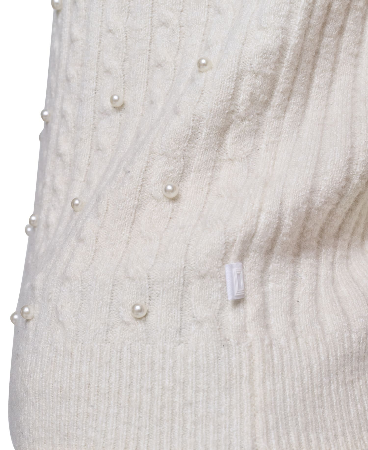 PetiteCable-Knit Crewneck Short-Sleeve Sweater