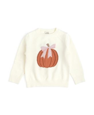 Little Girls Coquette Pumpkin Sweater