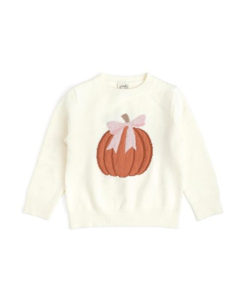 Свитер Sweet Wink Coquette Pumpkin для девочек, цвет: Слоновая кость