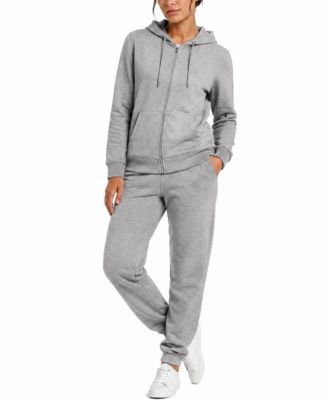 Women's Loose-Fit French Terry Hoodie and Jogger Set