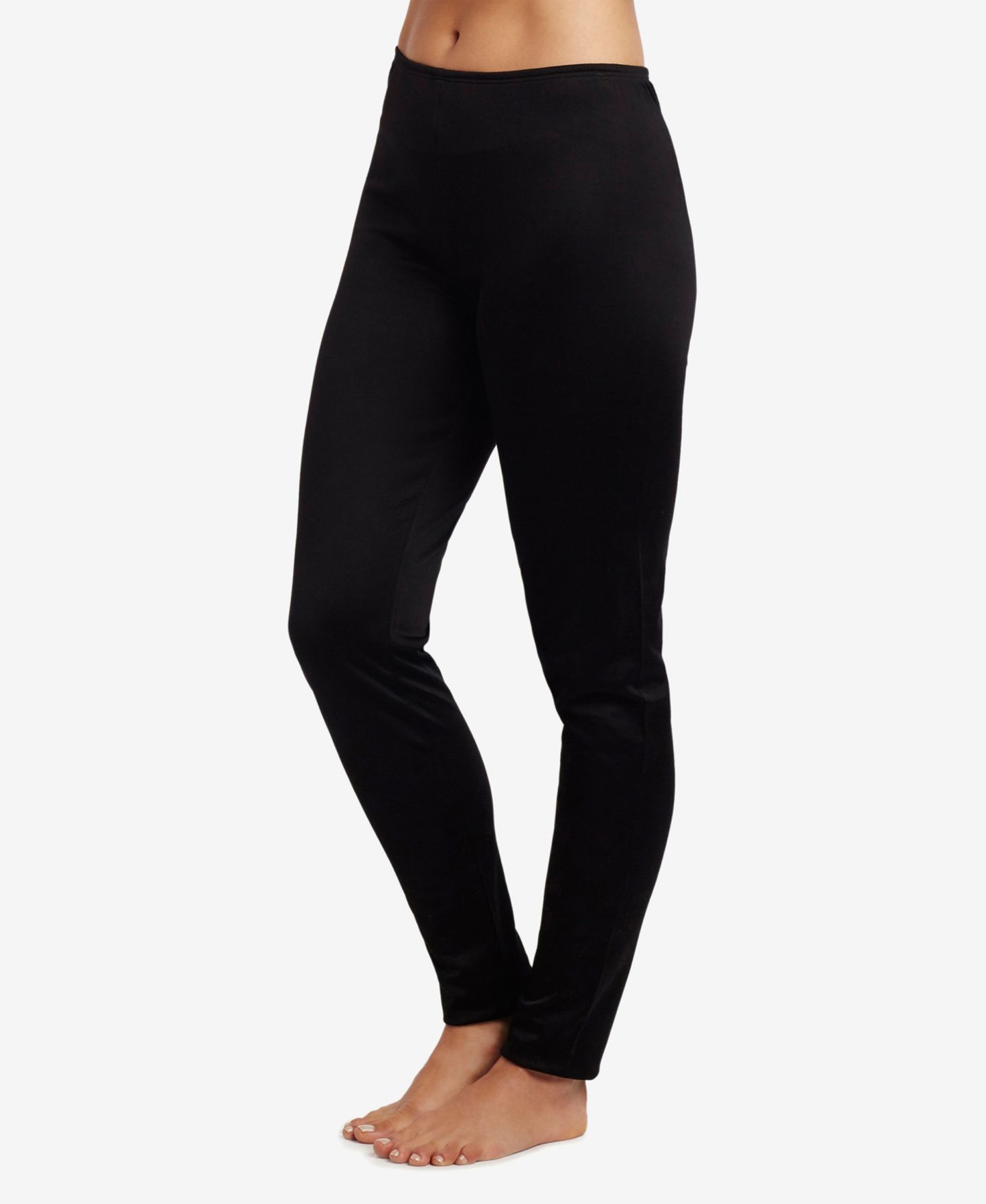 Женские леггинсы Cuddl Duds Climatesmart High-Rise Pull-On, цвет: Чёрный — фото 2