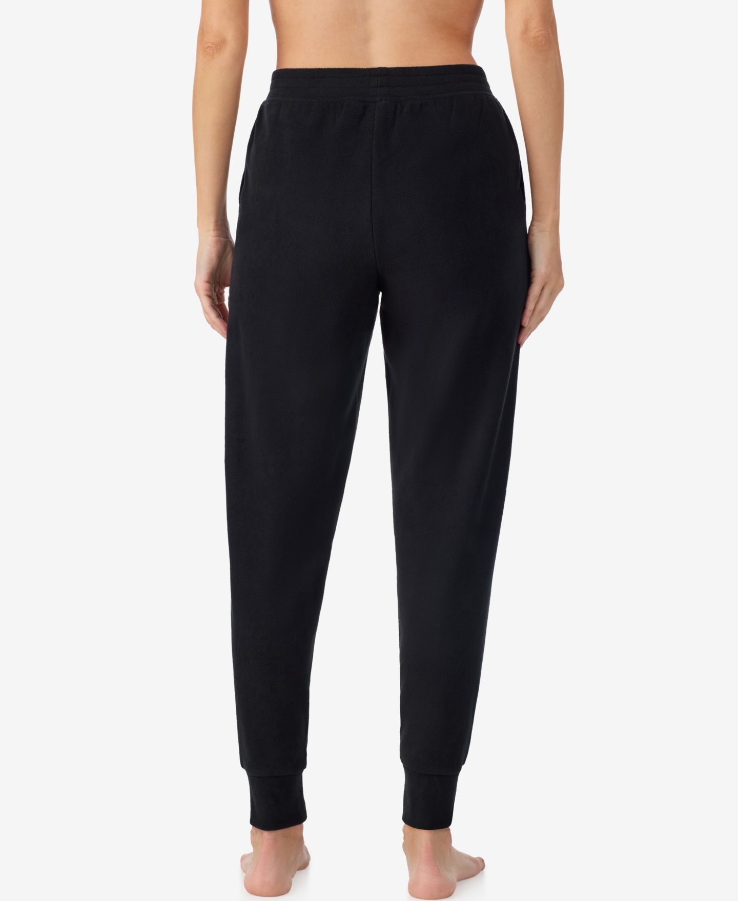 Женские брюки Cuddl Duds Fleecewear with Stretch Jogger, цвет: Чёрный — фото 3