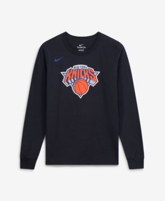 Women's New York Knicks Long-Sleeve Crewneck T-Shirt