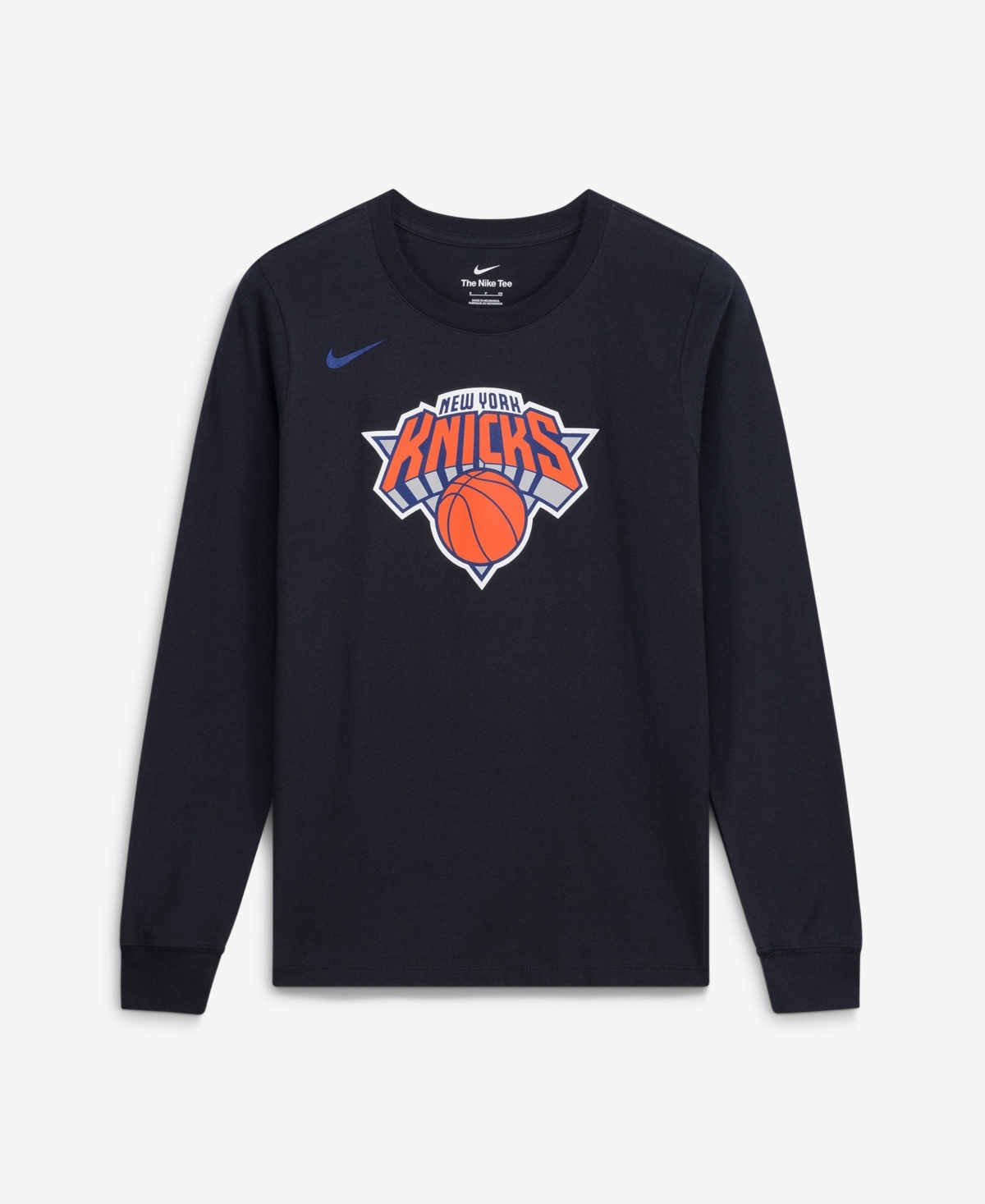 Nike Women's New York Knicks Long-Sleeve Crewneck T-Shirt - Black
