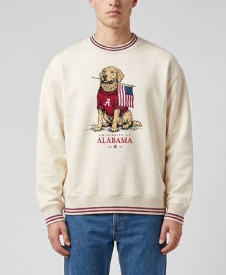 Men's and Women's Cream Alabama Crimson Tide Americana Good Boy Ribbed Premium Sweatshirt