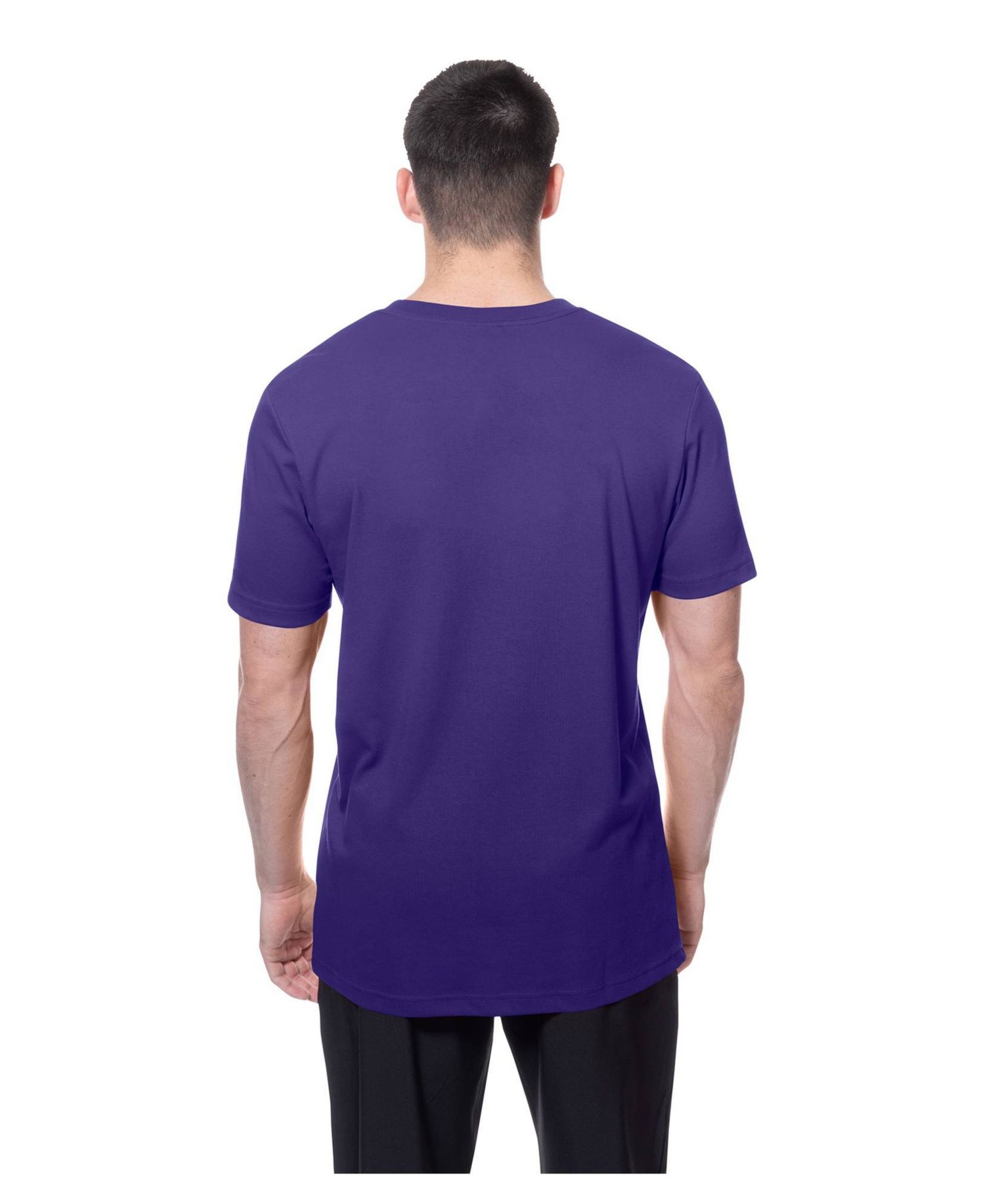 Men's Purple Minnesota Vikings Combine Authentic Training Throwback T-Shirt