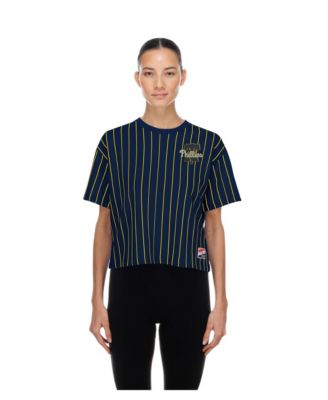 Women's Philadelphia Phillies Boxy Pinstripe T-Shirt