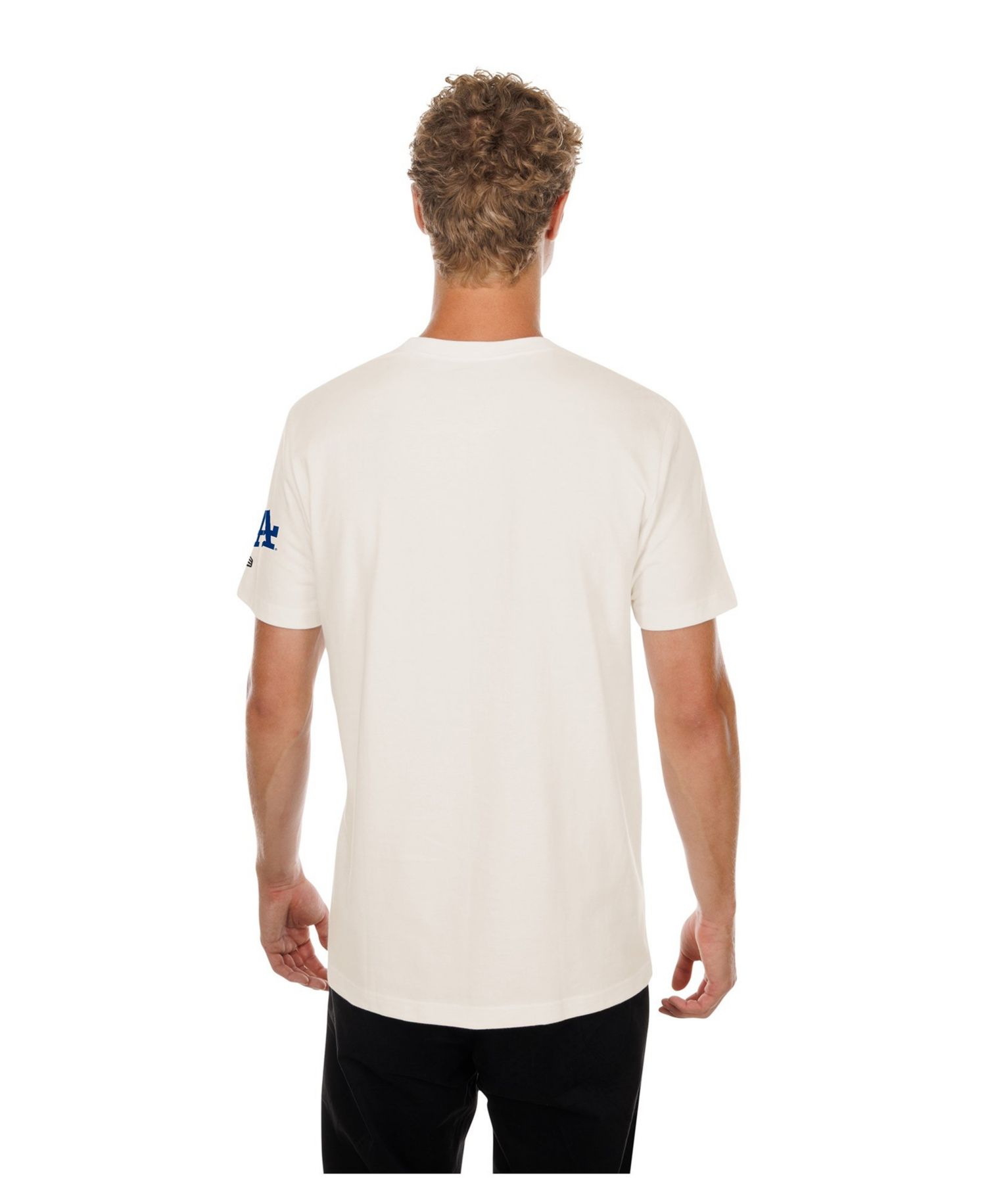 Men's Natural Los Angeles Dodgers Golf Mascot T-Shirt