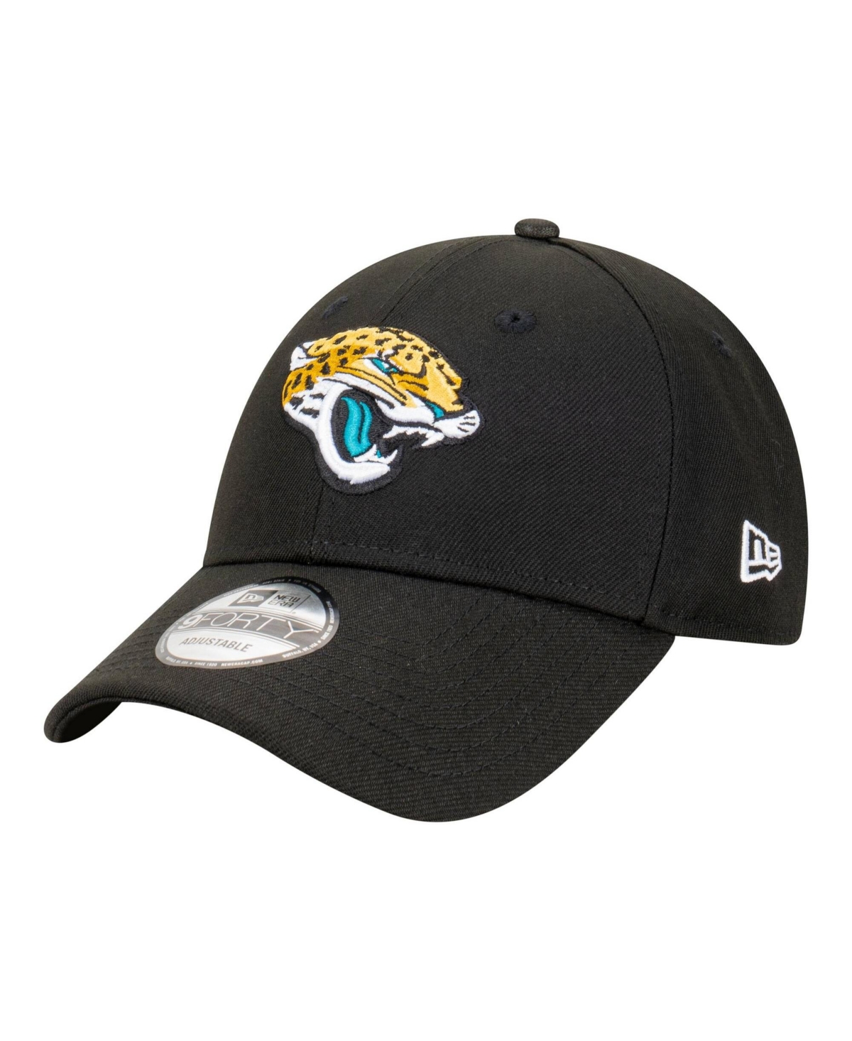 New Era Men's Black Jacksonville Jaguars Core Team 9FORTY Adjustable Hat - Black
