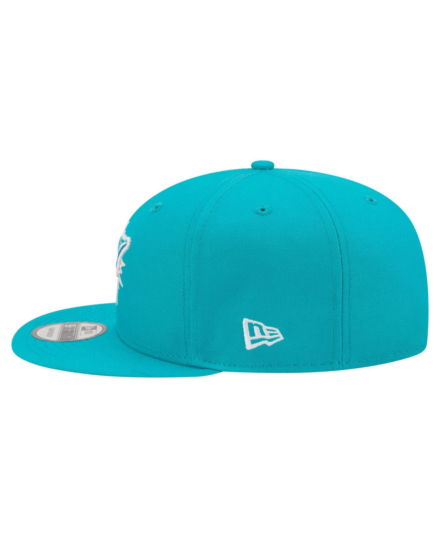 Men's Aqua Miami Dolphins 9FIFTY Snapback Hat
