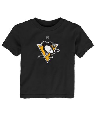 Baby Boys and Girls Black Pittsburgh Penguins Primary Logo T-Shirt