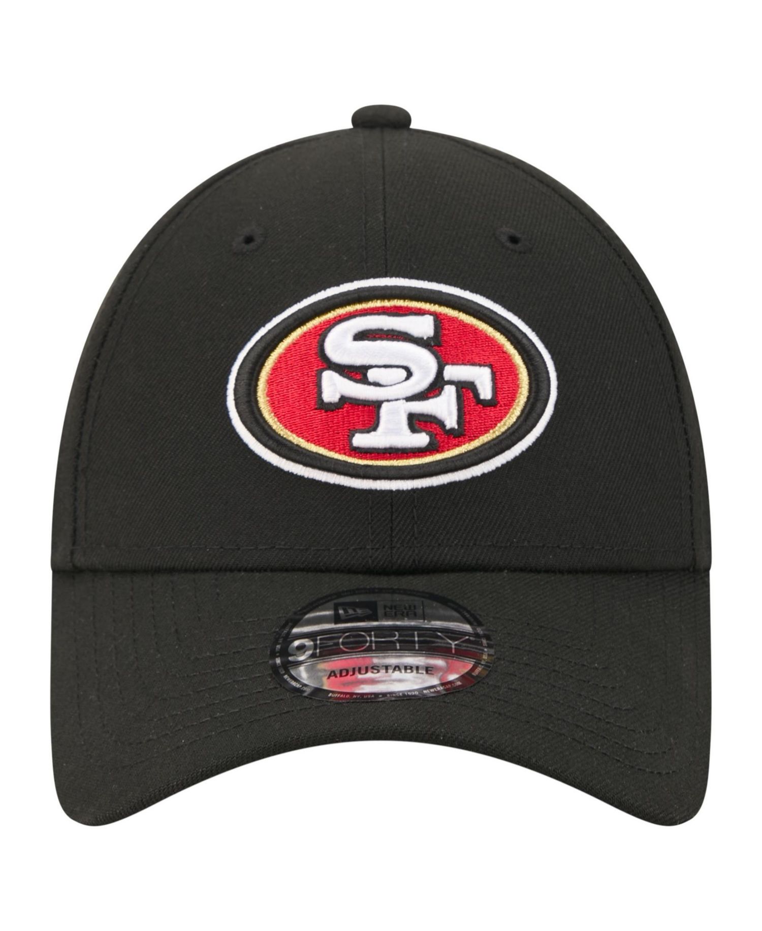 Men's Black San Francisco 49ers Core Team 9FORTY Adjustable Hat