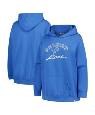 Women's Plus Size Detroit Lions Whirlwind Naomi Pullover Graphic Cotton-Blend Hoodie