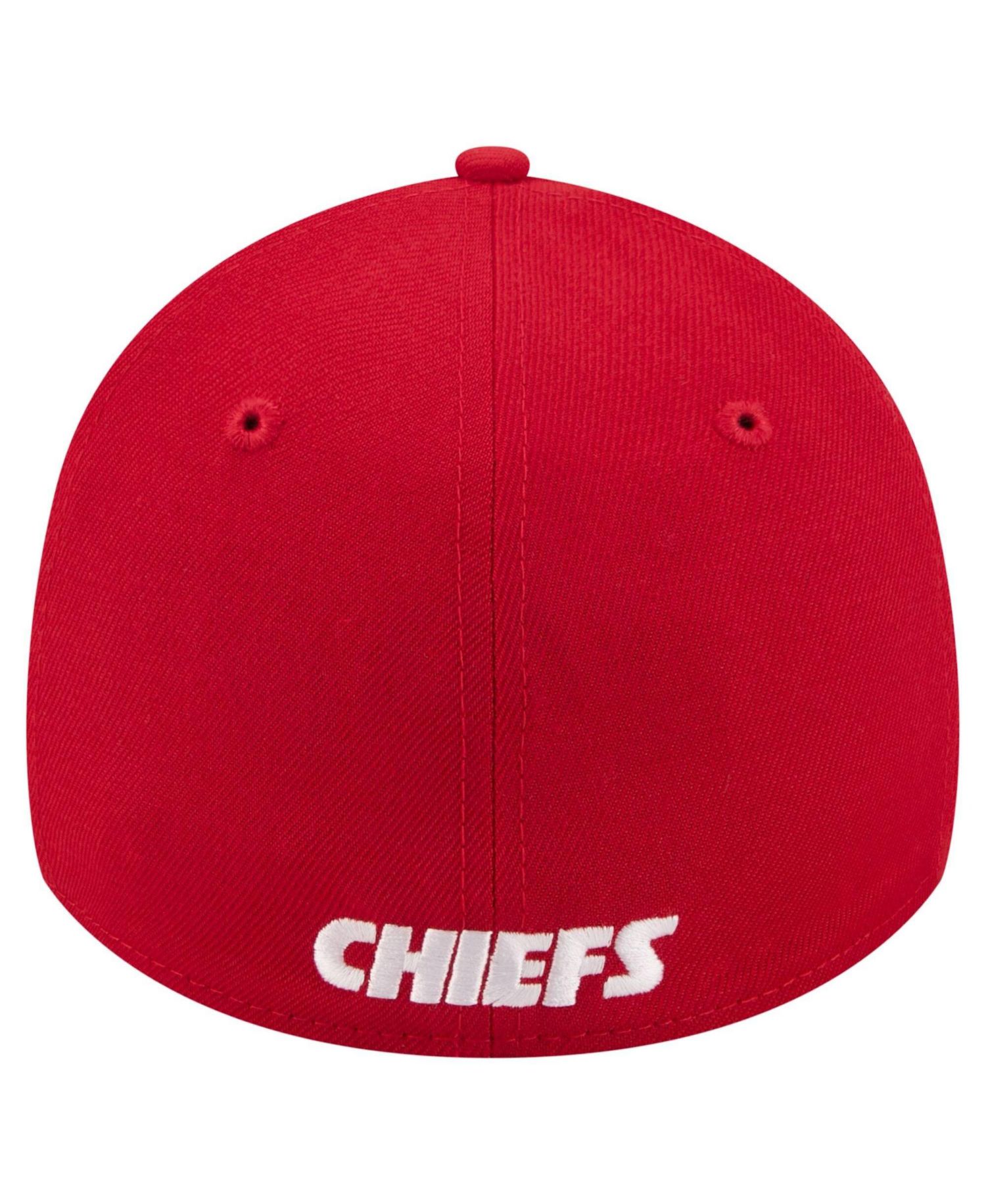 Men's Red Kansas City Chiefs Core Team 39THIRTY Flex Hat