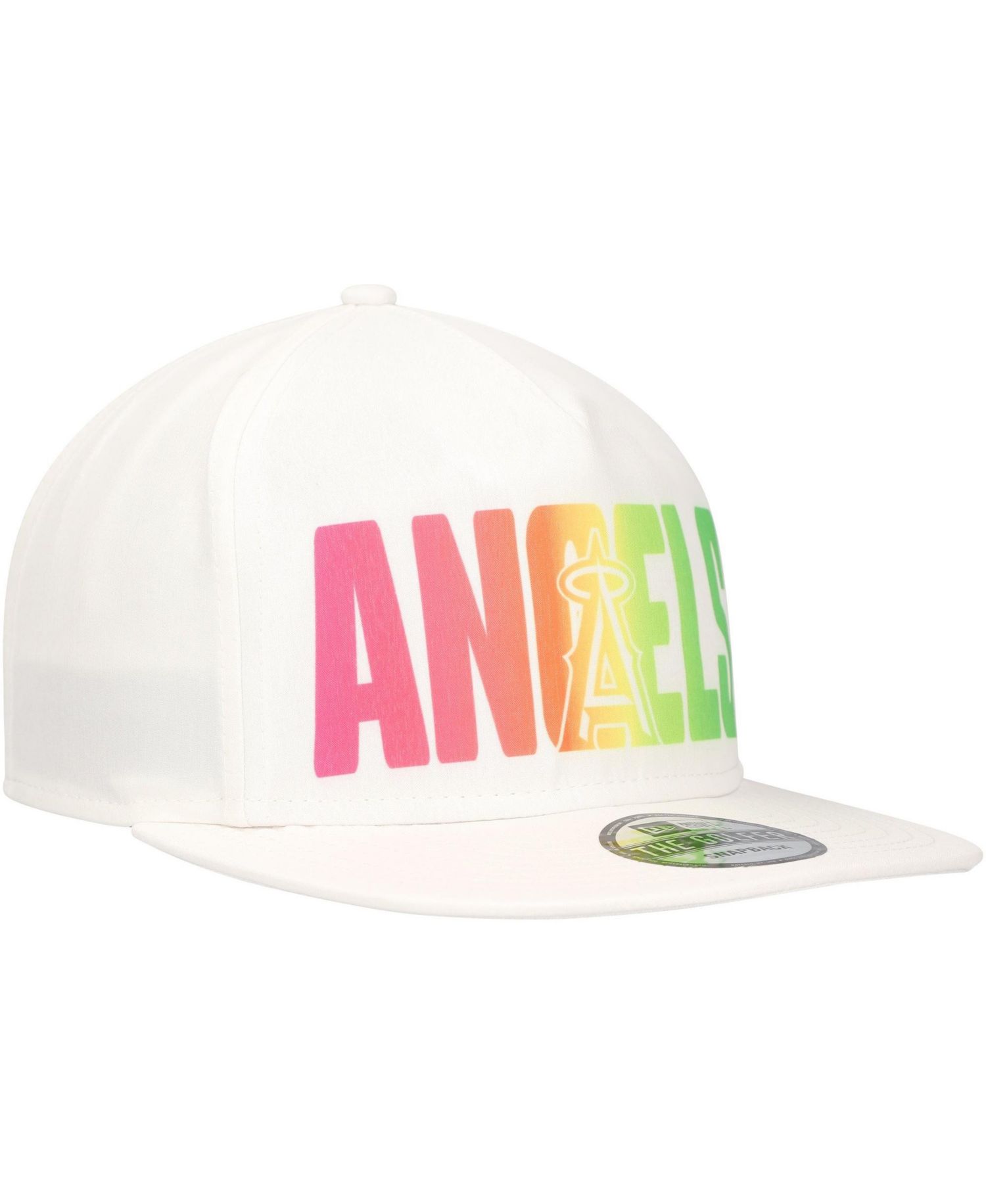Men's White Los Angeles Angels Spring Spectrum Golfer Snapback Hat