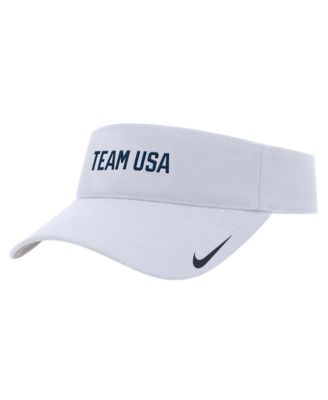 Men's White Team USA Ace Dri-FIT Adjustable Visor