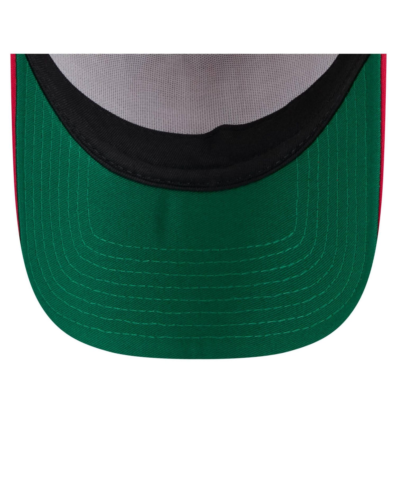 Men's Red Washington Nationals Distressed 9FORTY A-Frame Adjustable Trucker Hat