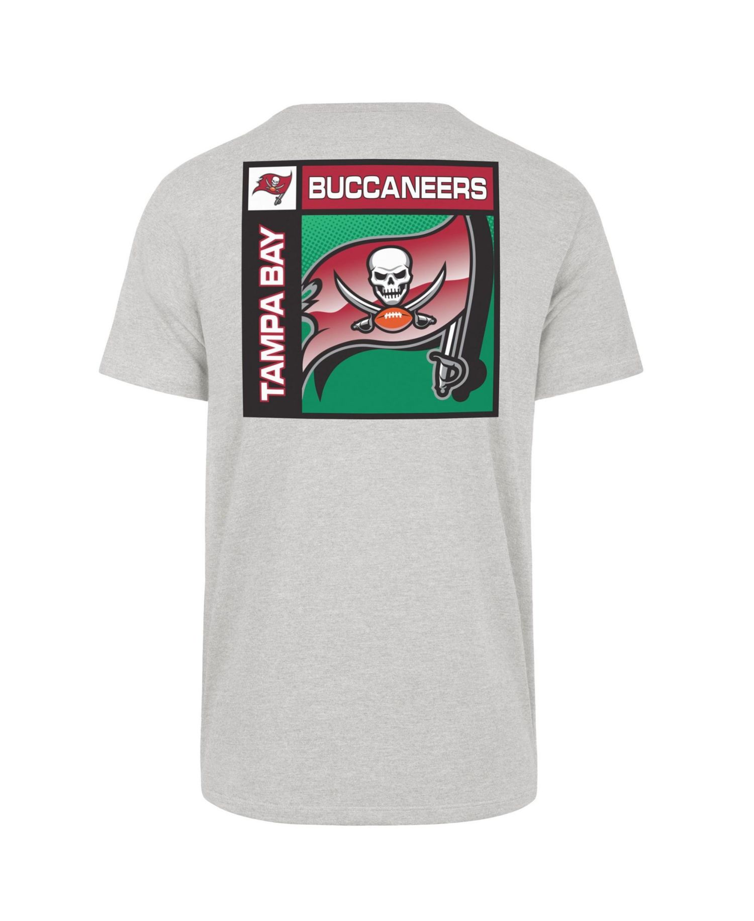 Men's Gray Tampa Bay Buccaneers Chrome Plate Franklin T-Shirt