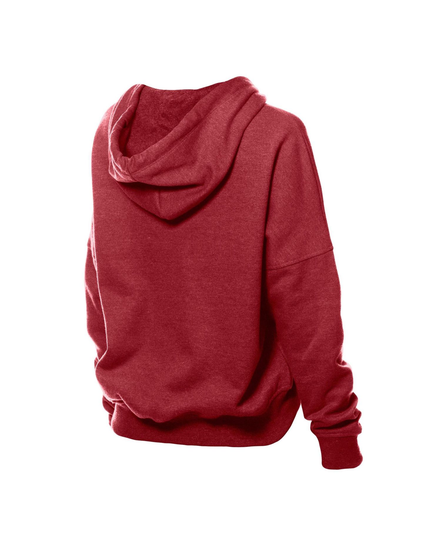 Women's Washington Commanders Throwback Boxy Long-Sleeve Hoodie Sweatshirt