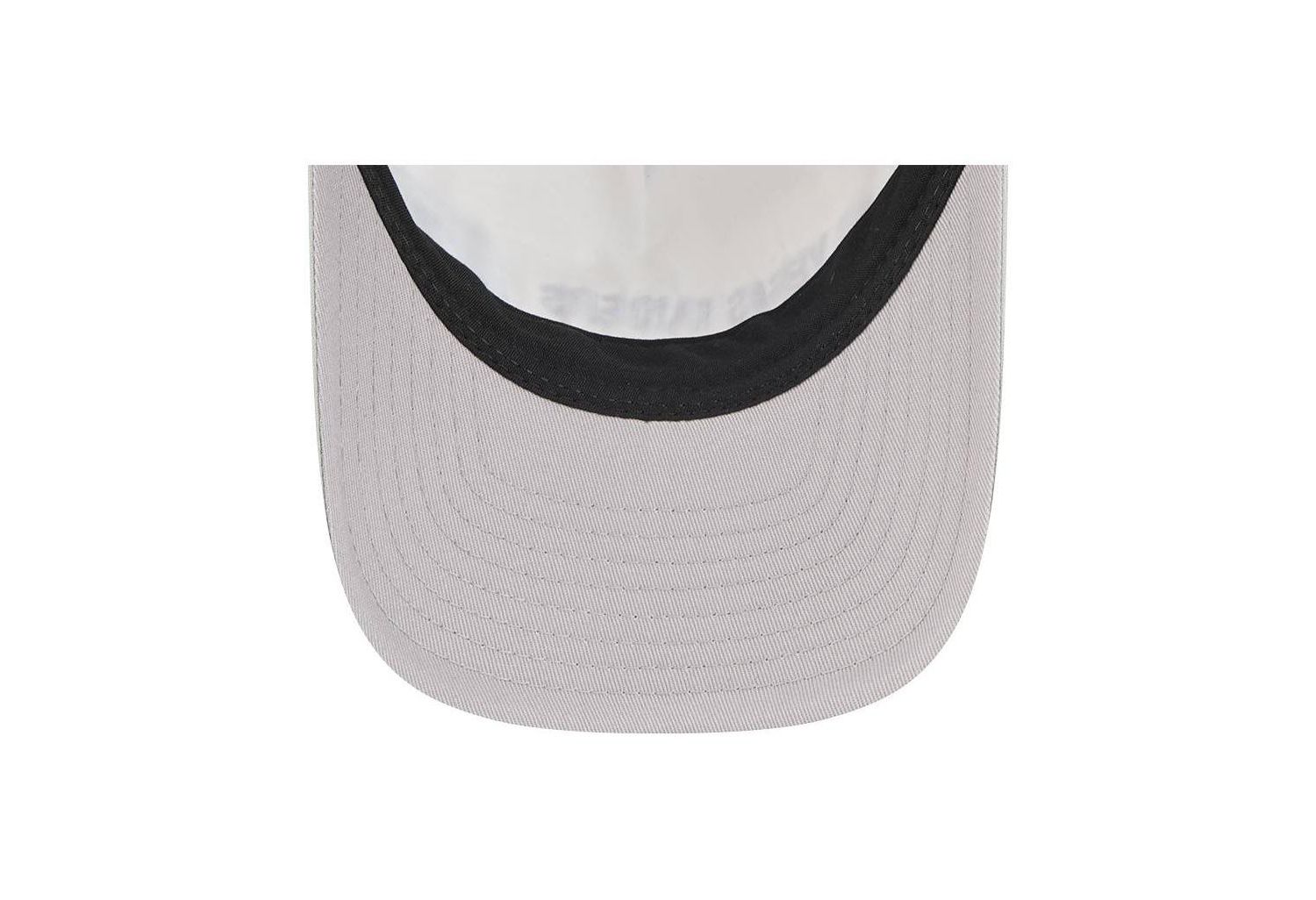 Men's Silver Las Vegas Raiders Linear A-Frame 9FORTY Adjustable Hat