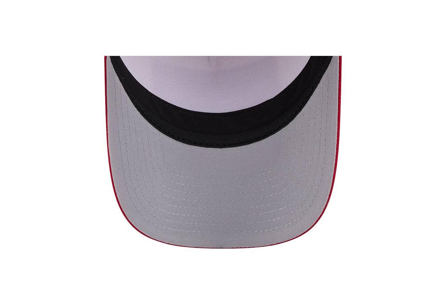 Men's Stone/Red St. Louis Cardinals Text A-Frame Trucker 9FORTY Hat