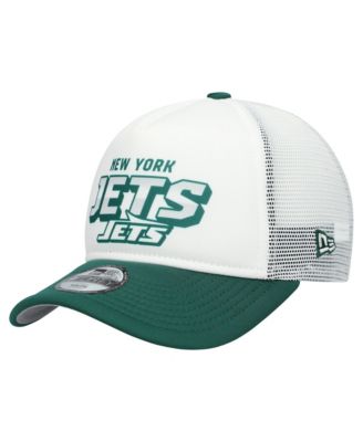 Big Boys and Girls White/Green New York Jets Streak 9FORTY A-Frame Adjustable Hat