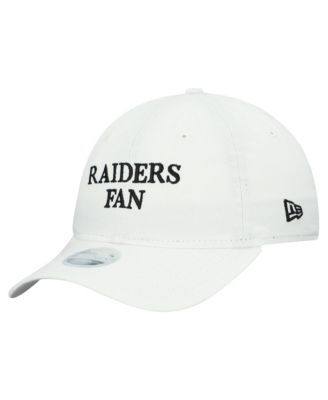 Women's White Las Vegas Raiders Team Fan 9TWENTY Adjustable Hat