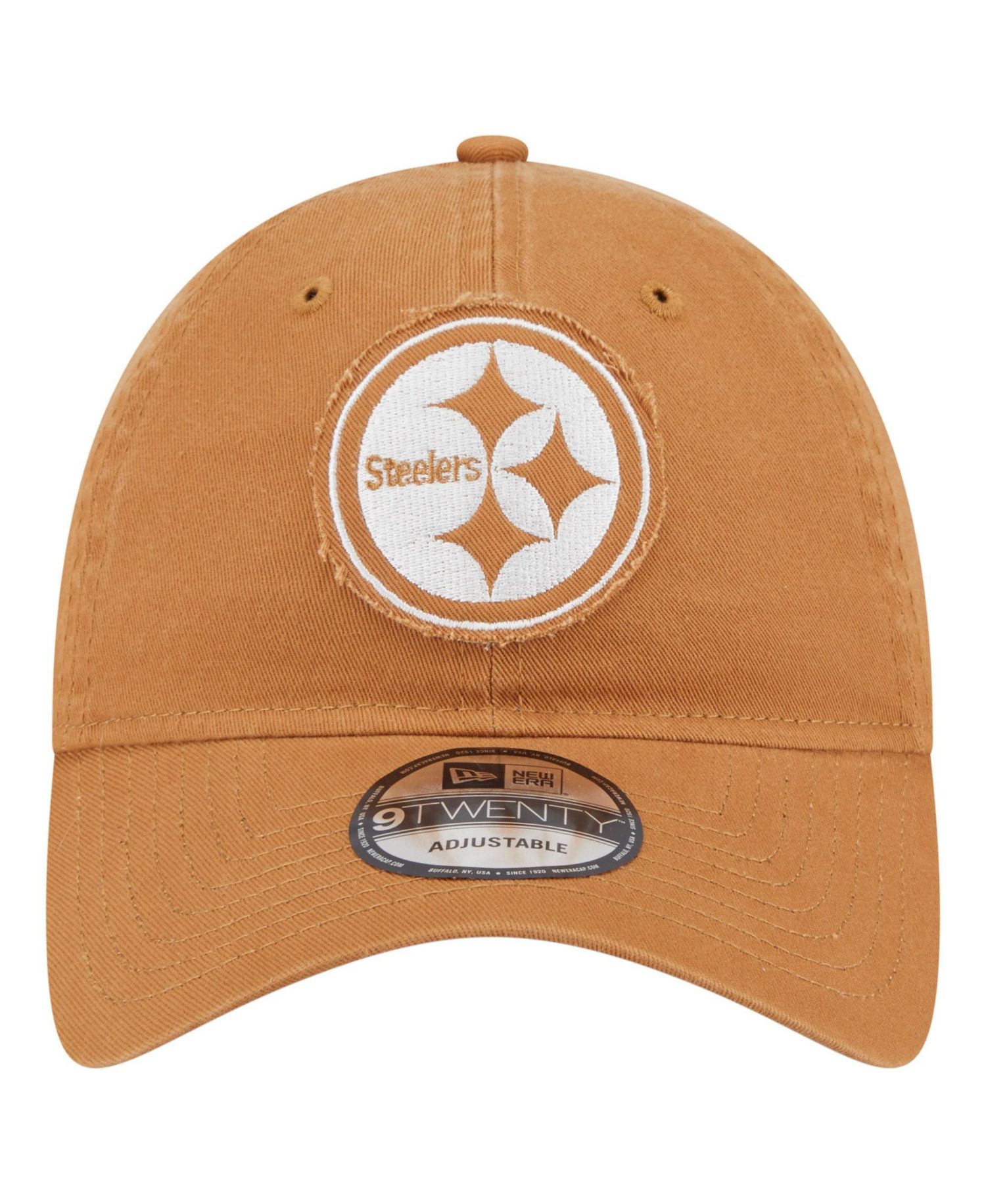 Men's Brown Pittsburgh Steelers Stamp 9TWENTY Adjustable Hat