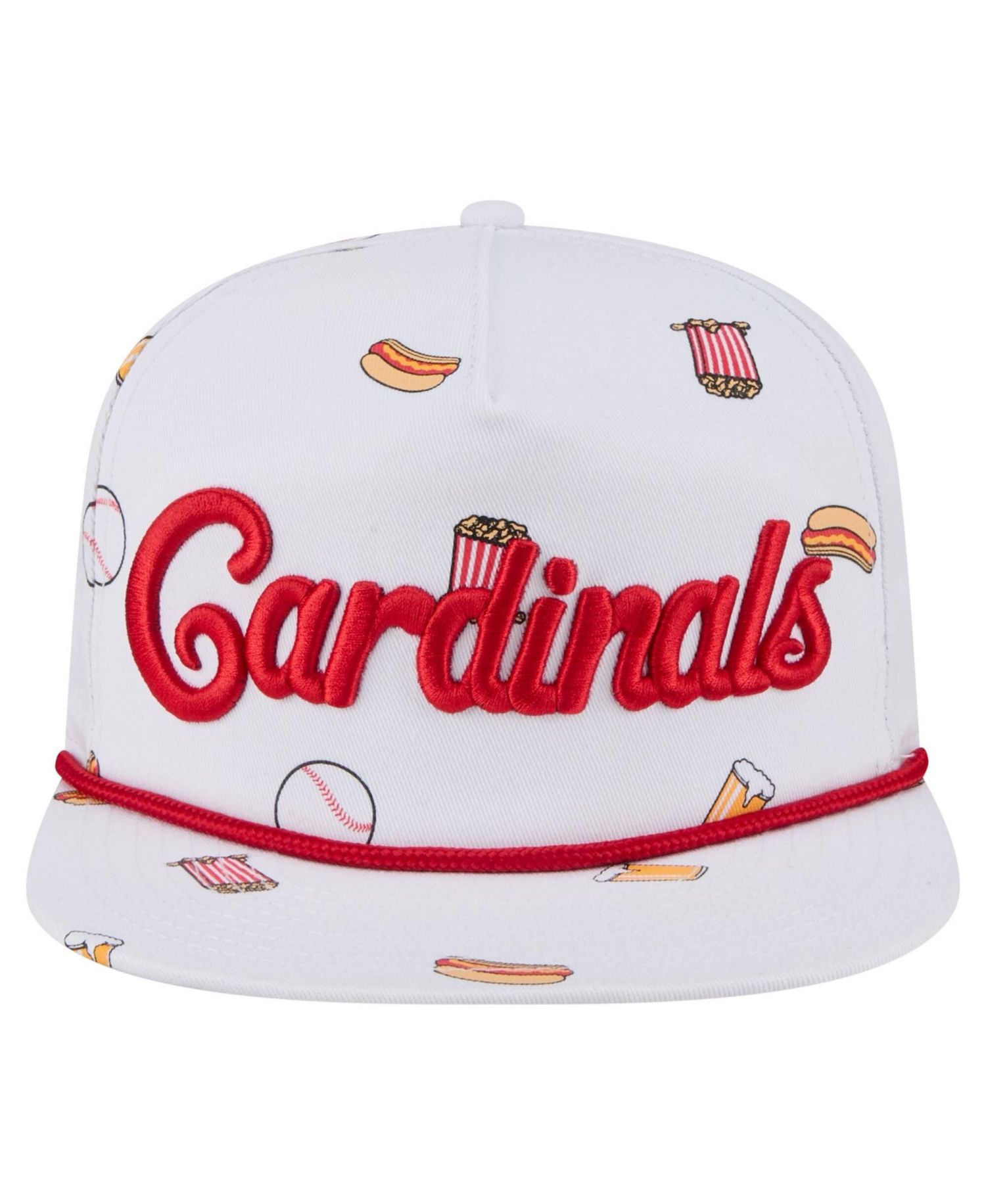 Men's White St. Louis Cardinals Team Cheer Rope 19TWENTY Adjustable Hat