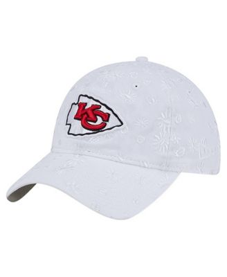 Women's White Kansas City Chiefs Floral 9TWENTY Adjustable Hat
