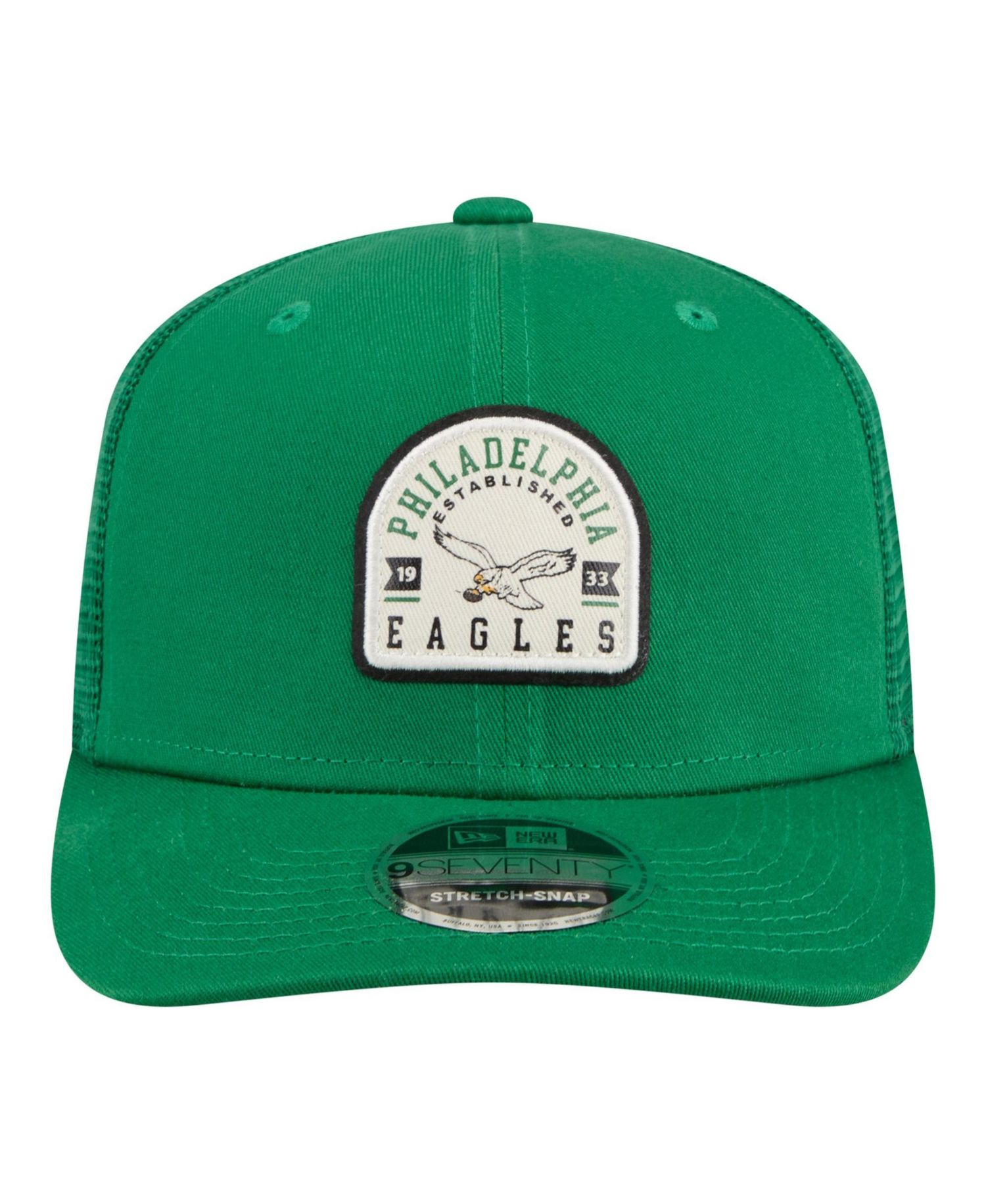 Men's Kelly Green Philadelphia Eagles Contest 9SEVENTY Adjustable Trucker Hat