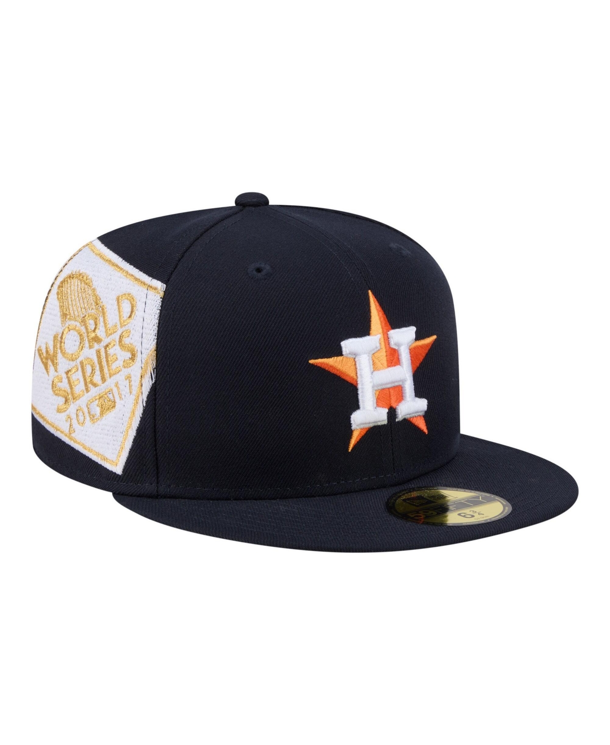 New Era Men's Navy Houston Astros Hidden Hit 59FIFTY Fitted Hat