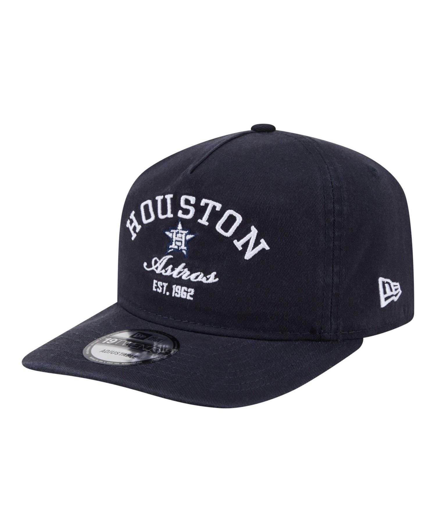 Men's Navy Houston Astros Stacked 19TWENTY Adjustable Hat