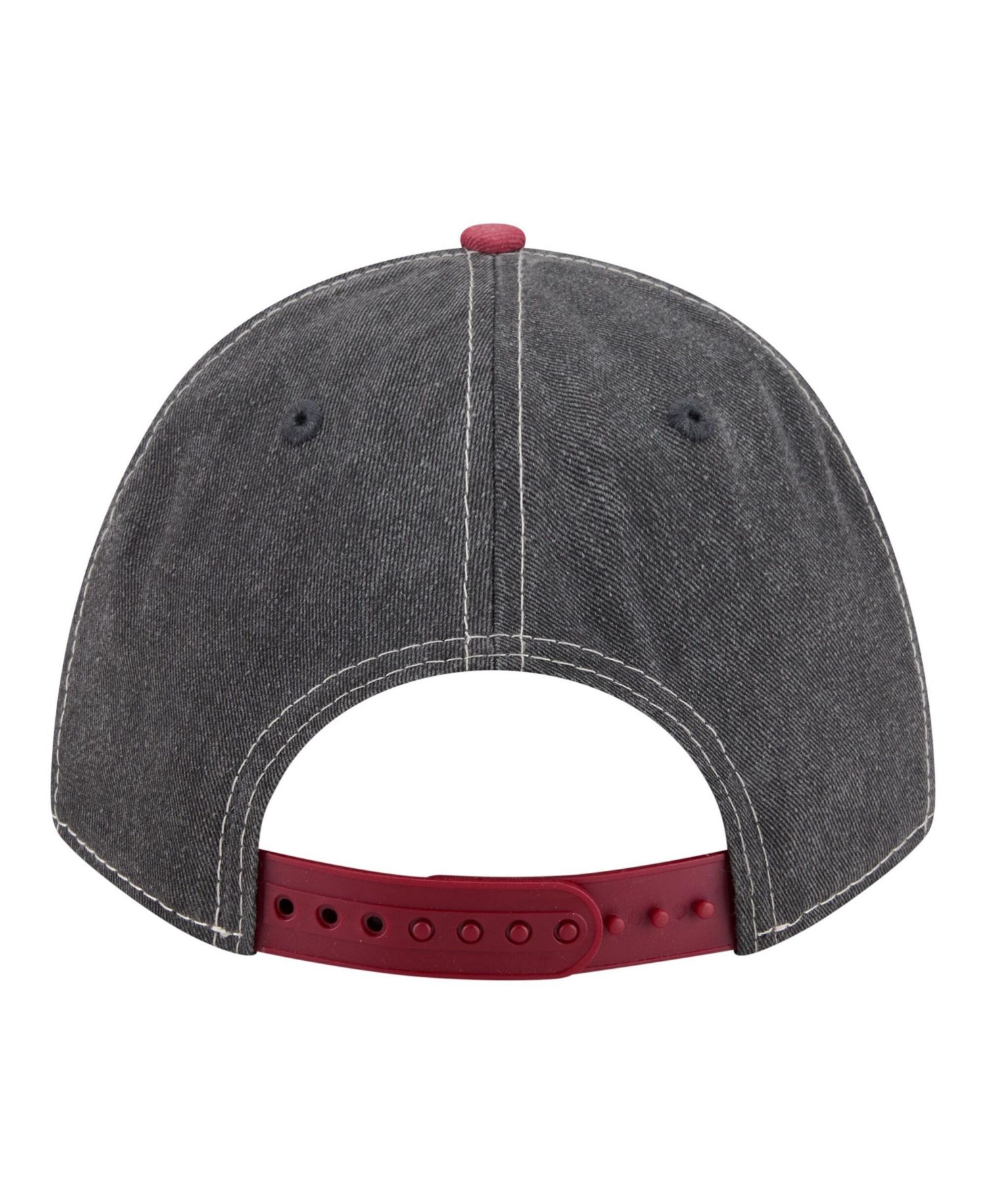 Men's Black/Red Houston Astros Felt M-Crown 9FORTY Adjustable Hat