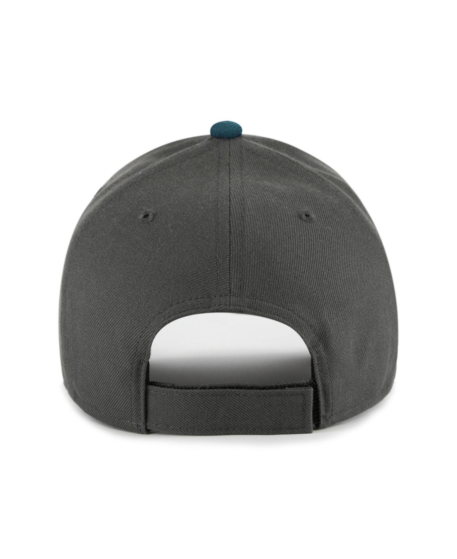 Men's Charcoal Philadelphia Eagles Split Block MVP Adjustable Hat