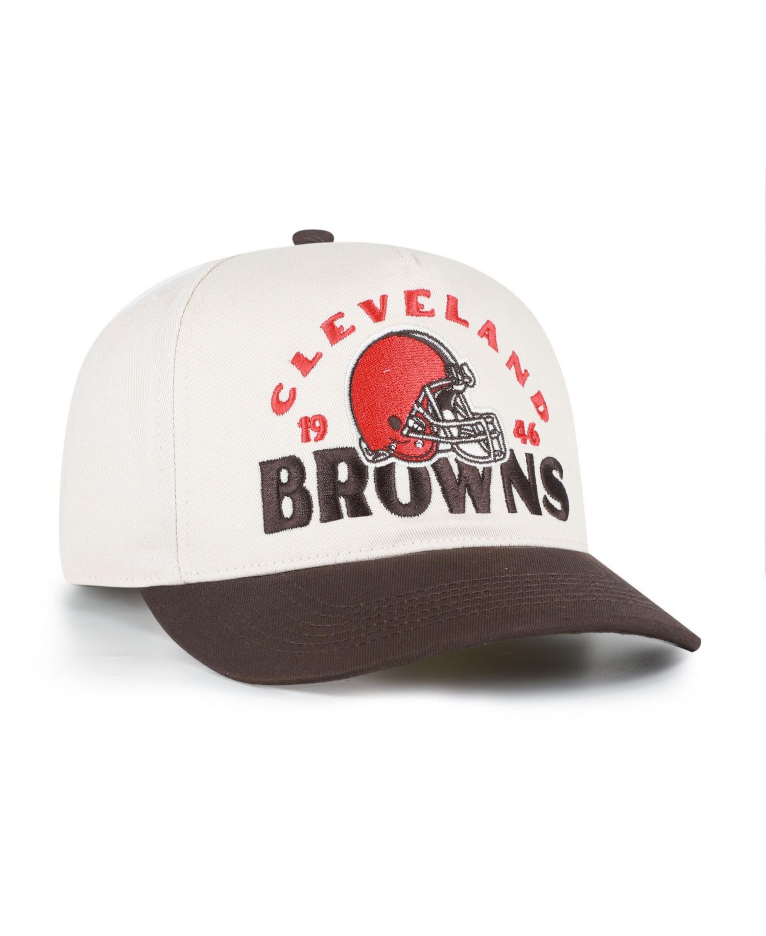 Men's Natural Cleveland Browns Arcitext Hitch Adjustable Hat