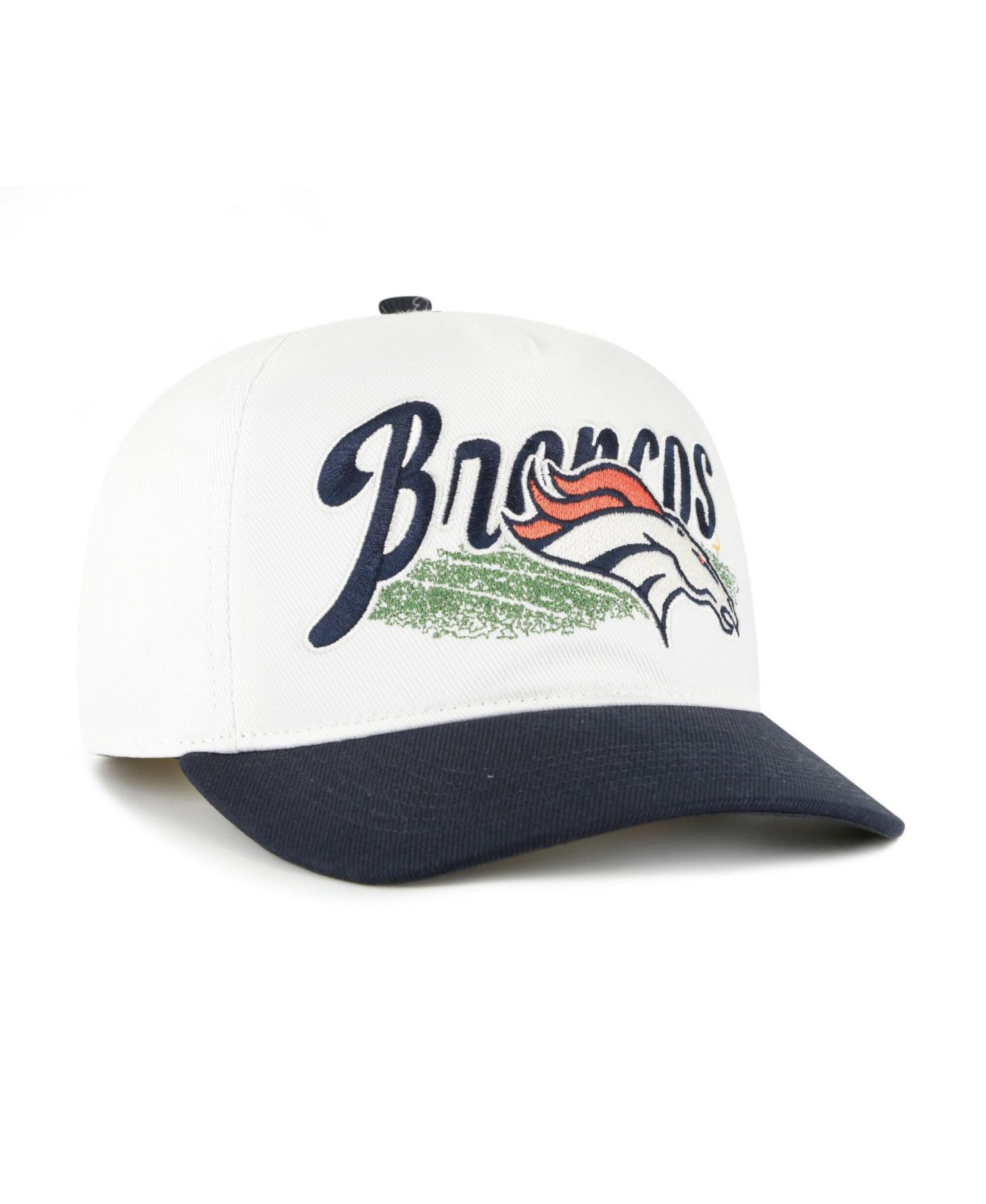 Men's Cream Denver Broncos Enfield Hitch Adjustable Hat