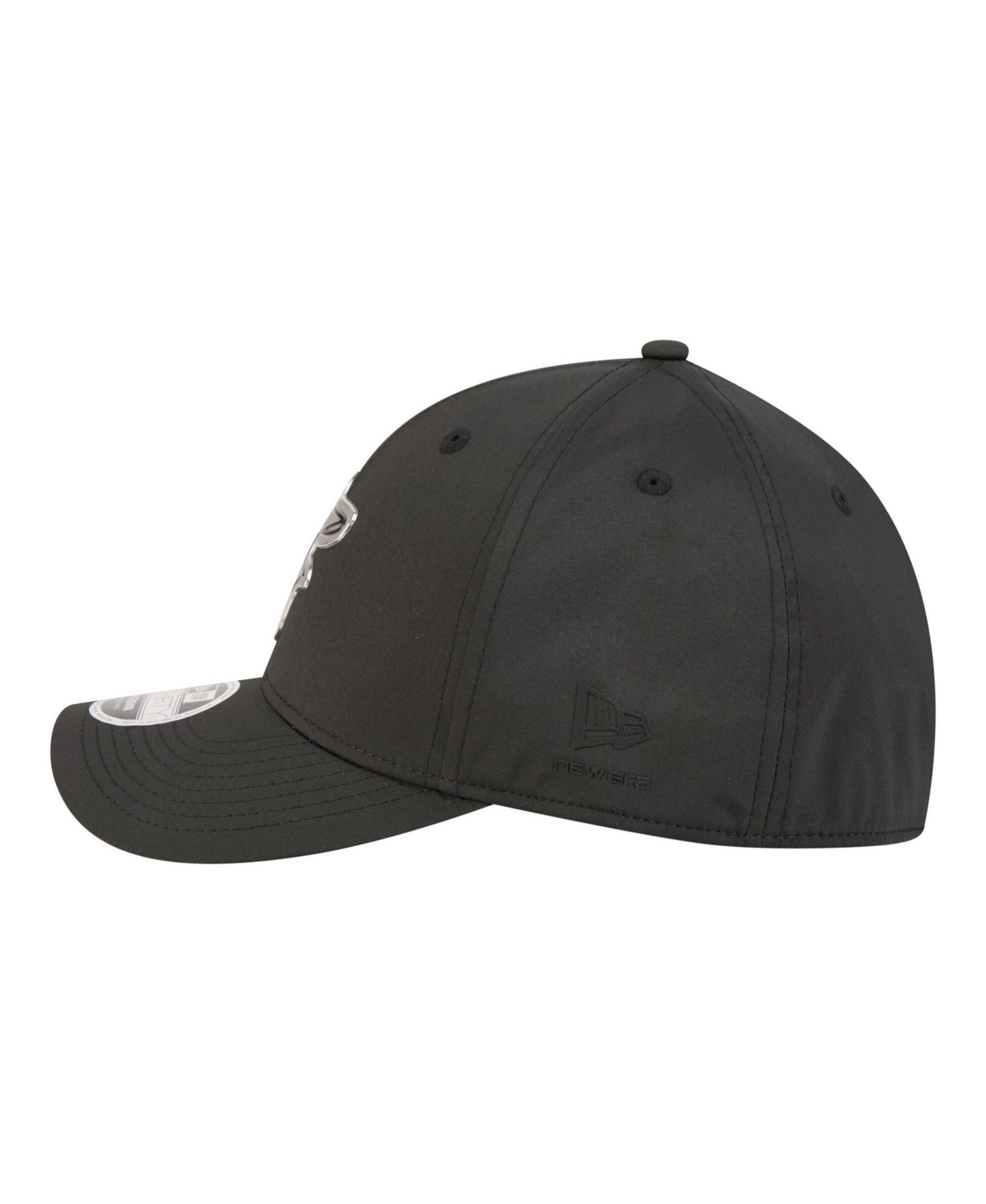 Men's Black Baltimore Orioles Metallic 39THIRTY M-Crown Flex Hat