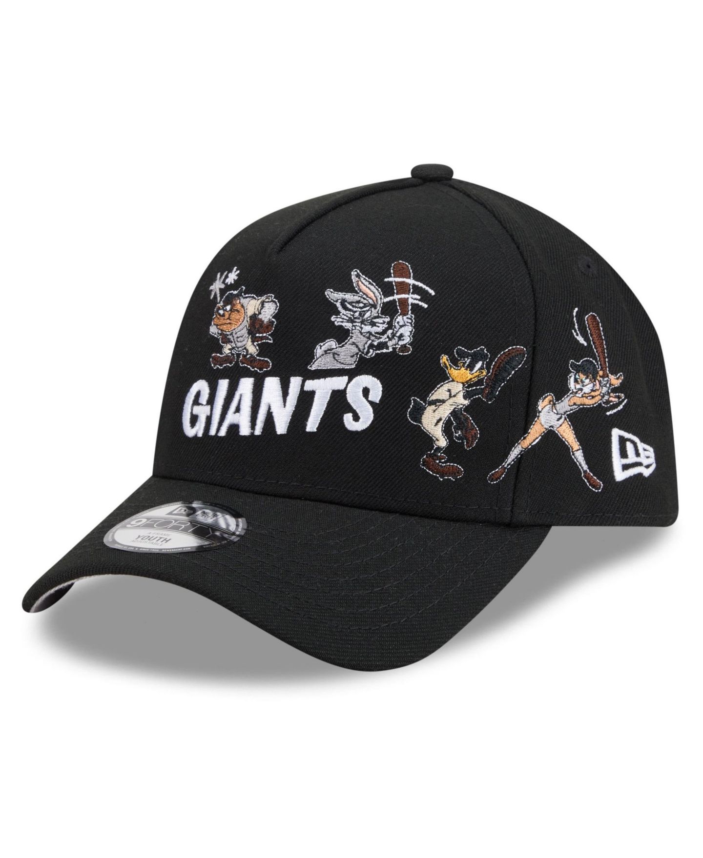 Детская кепка New Era Black San Francisco Giants Looney Tunes A-Frame 9FORTY Adjustable Hat — фото 3