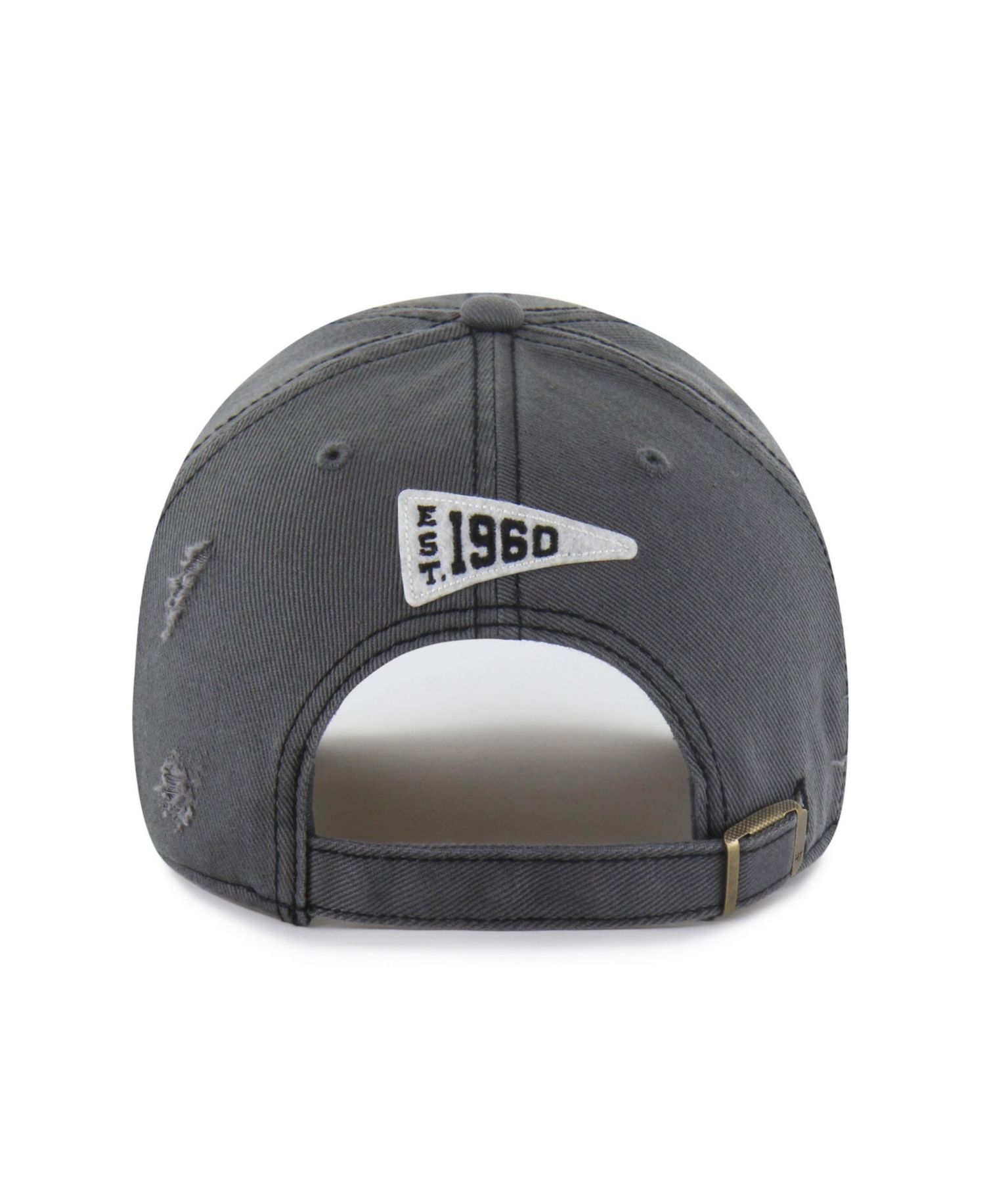 Men's Charcoal Los Angeles Chargers Seymoore Clean Up Adjustable Hat