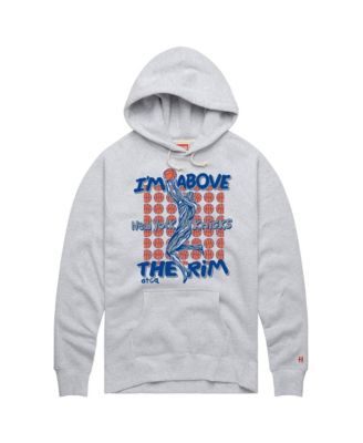 Men's and Women's Ash New York Knicks x A Tribe Called Quest I'm Above The Rim Tri-Blend Hoodie