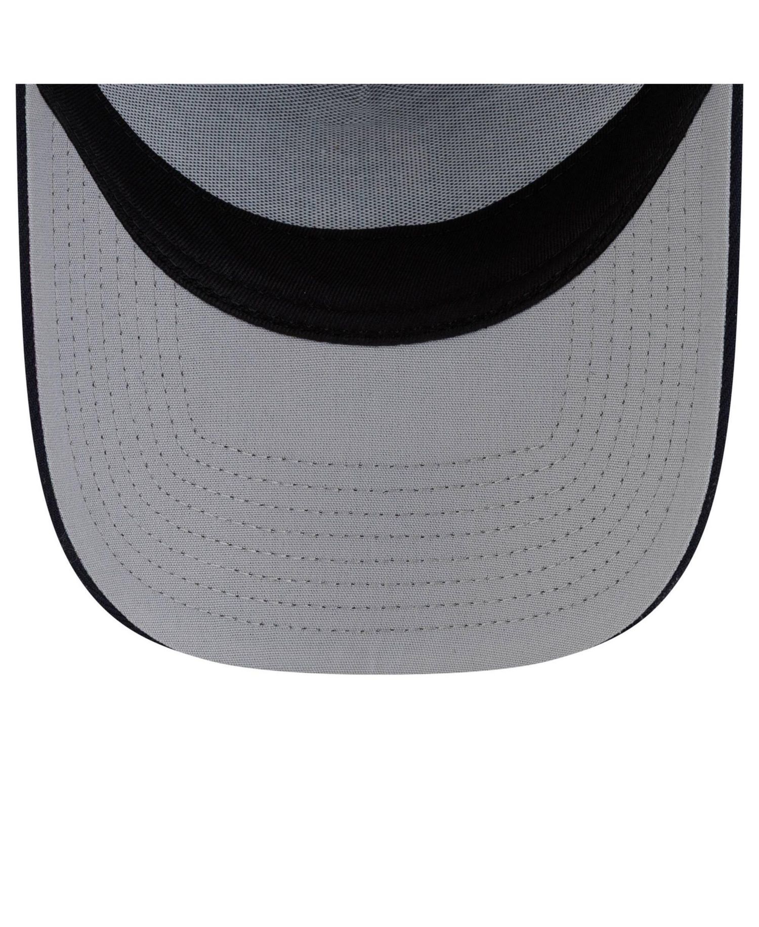 Men's Navy Seattle Mariners Side Script 9FORTY A-Frame Trucker Adjustable Hat