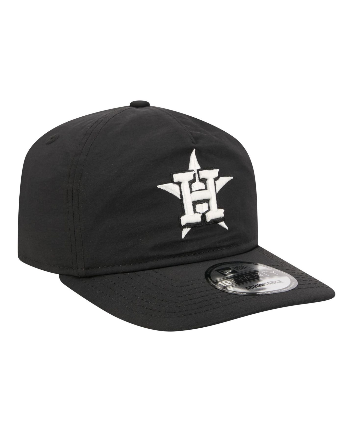 Мужская кепка New Era Black Houston Astros Everyday 19TWENTY Adjustable Hat — фото 3