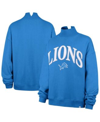 Women's Detroit Lions Vantage Mock Neck Oversized Sweatshirt