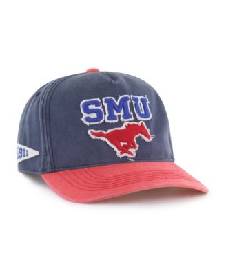 Men's and Women's Navy/Red SMU Mustangs Well-Worn Calderwood Hitch Adjustable Hat